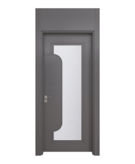 BY-4037V  Porte intérieure laqué Vitrée